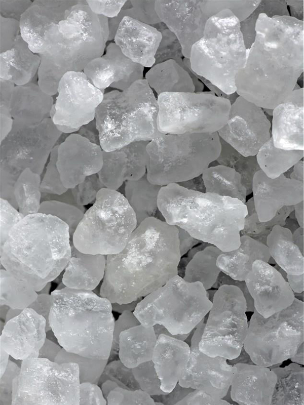 image of white salt pellets